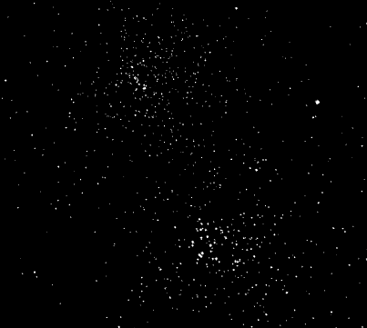double cluster in 3D