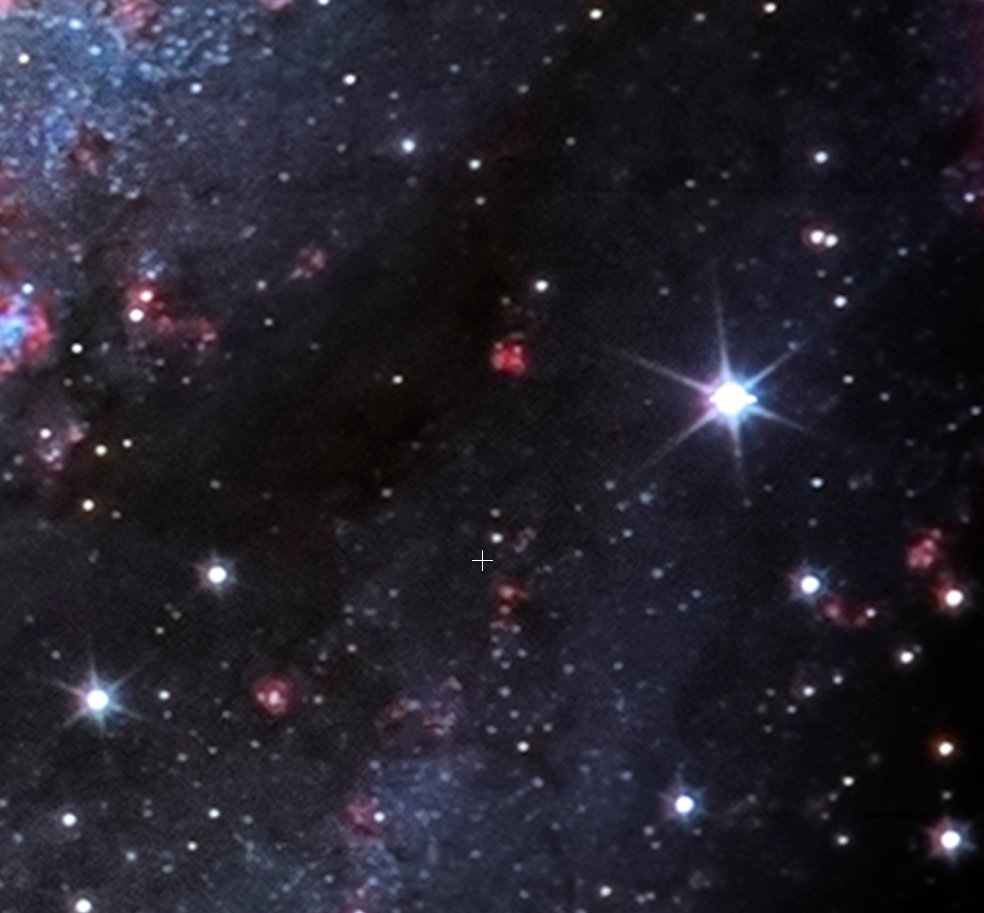 Ausschnitt aus dem Bild des GTC. Credit: Gran Telescopio CANARIAS
